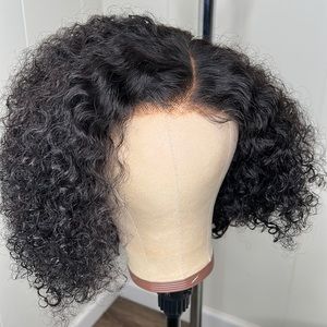 Curly bob wig